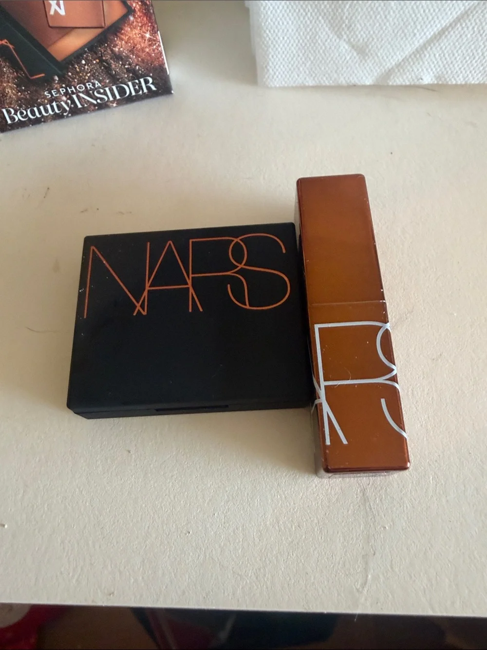 NARS Laguna Bronzer Promotional Box - Brown and Gold